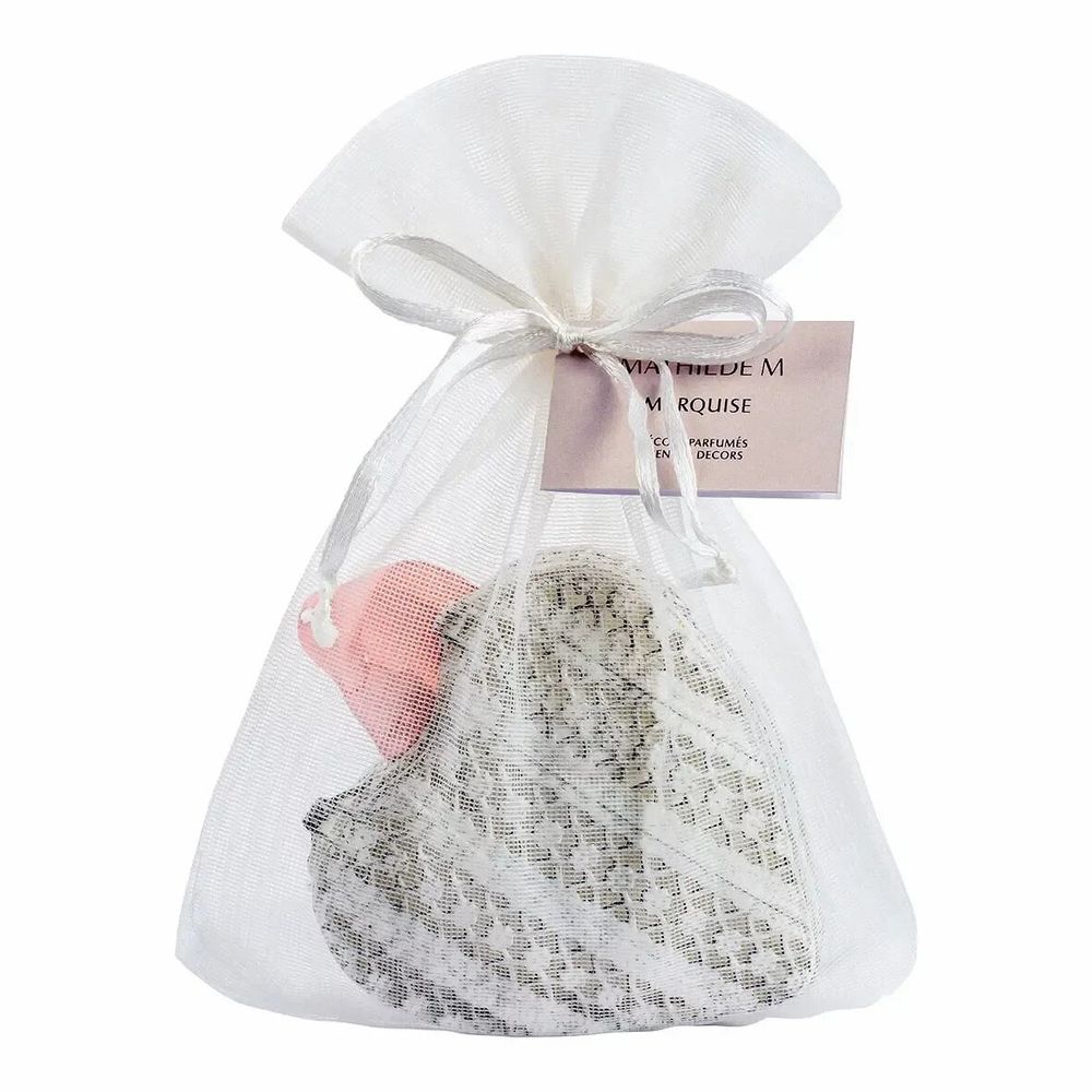 Home fragrances - Heart box in openwork metal with scented decoration - Marquise - MATHILDE M.