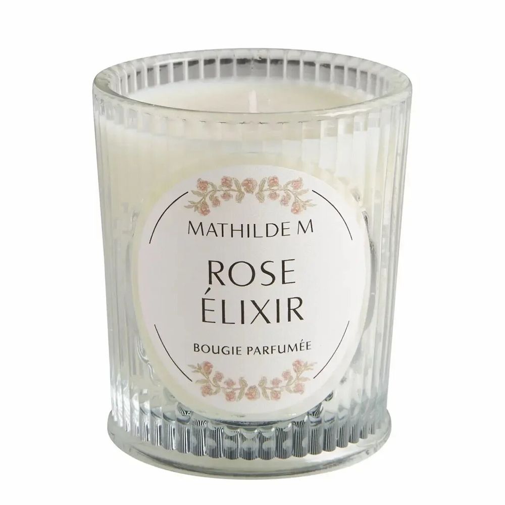 Candles - Les Intemporelles en Fleurs scented candle 145 g - Rose Elixir - MATHILDE M.