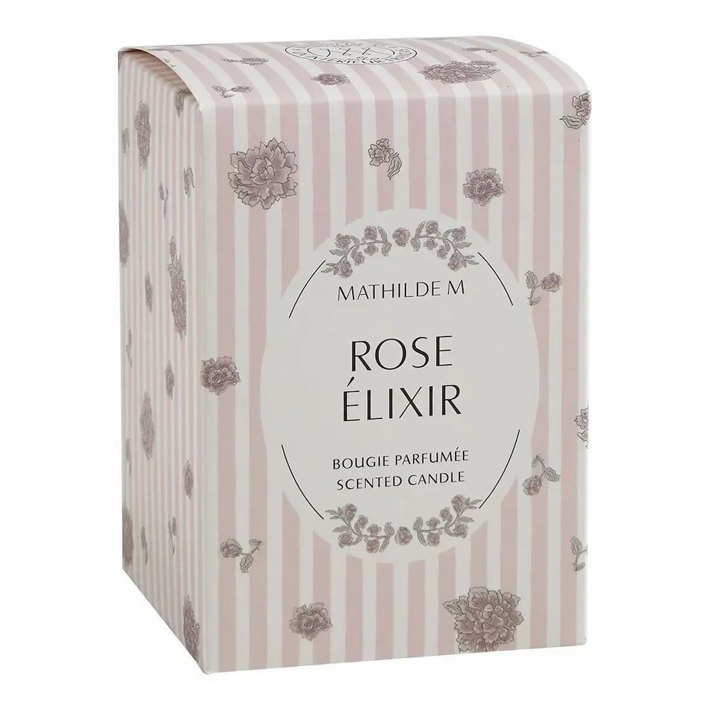 Candles - Les Intemporelles en Fleurs scented candle 145 g - Rose Elixir - MATHILDE M.