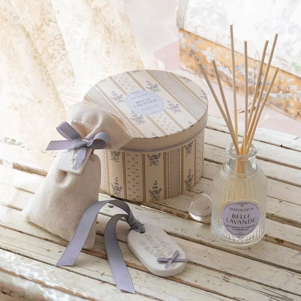 Coffrets et boîtes - Coffret de 5 décors parfumés - Belle Lavande - MATHILDE M.