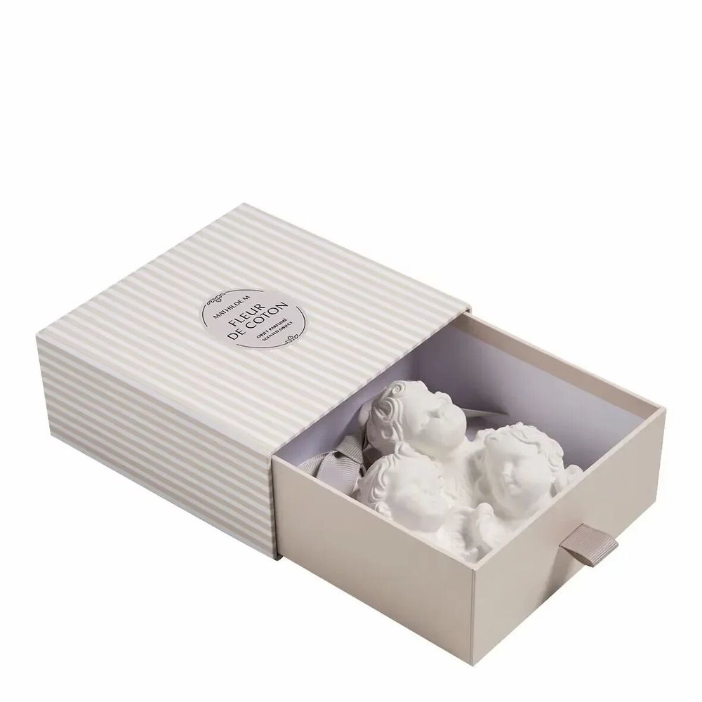 Parfums d'intérieur - Décor parfumé Angelots - Fleur de Coton - MATHILDE M.