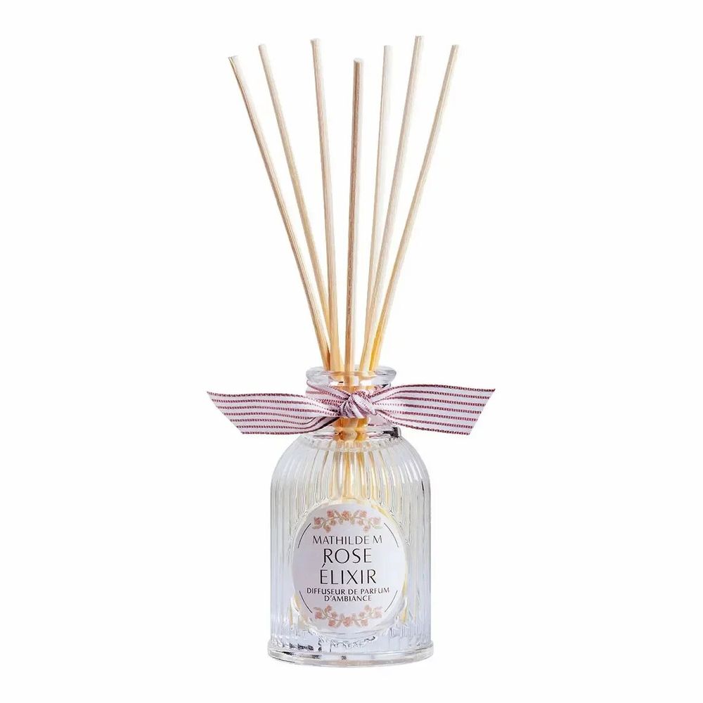 Diffuseurs de parfums - Diffuseur de parfum d'ambiance Les Intemporelles en Fleurs 90 ml - Rose Elixir - MATHILDE M.