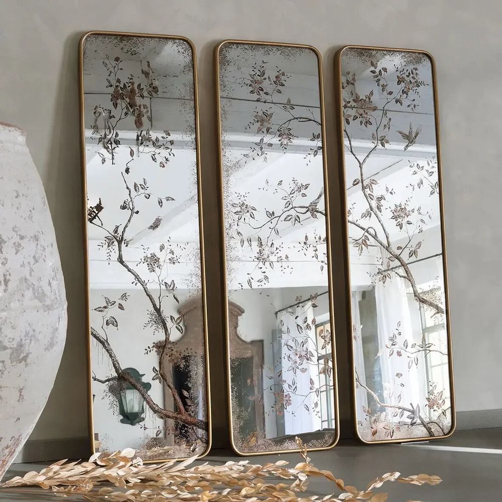 Miroirs - Miroir triptyque Un printemps à Kyoto 107 x 93 cm - MATHILDE M.
