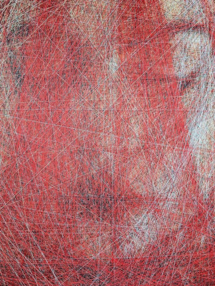 Decorative objects - Veil of Passion / work of art / handmade with the silky threads only - ART NITKA