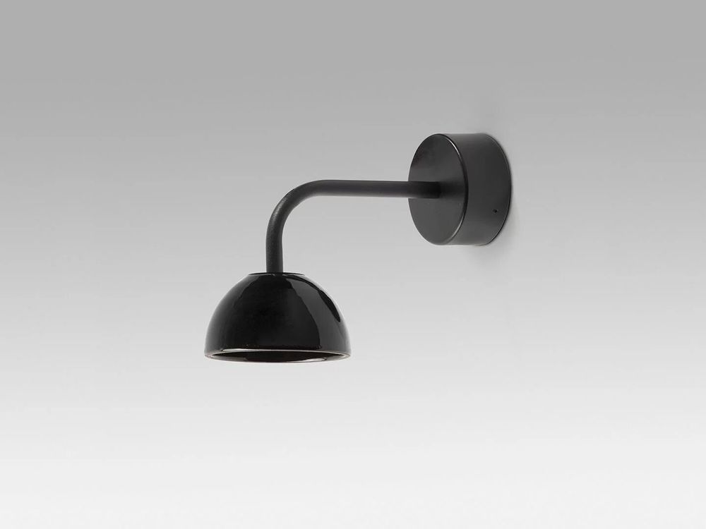 Wall lamps - ABSIDIOLA mini wall lamp with alabaster or ceramic shade - LUXCAMBRA