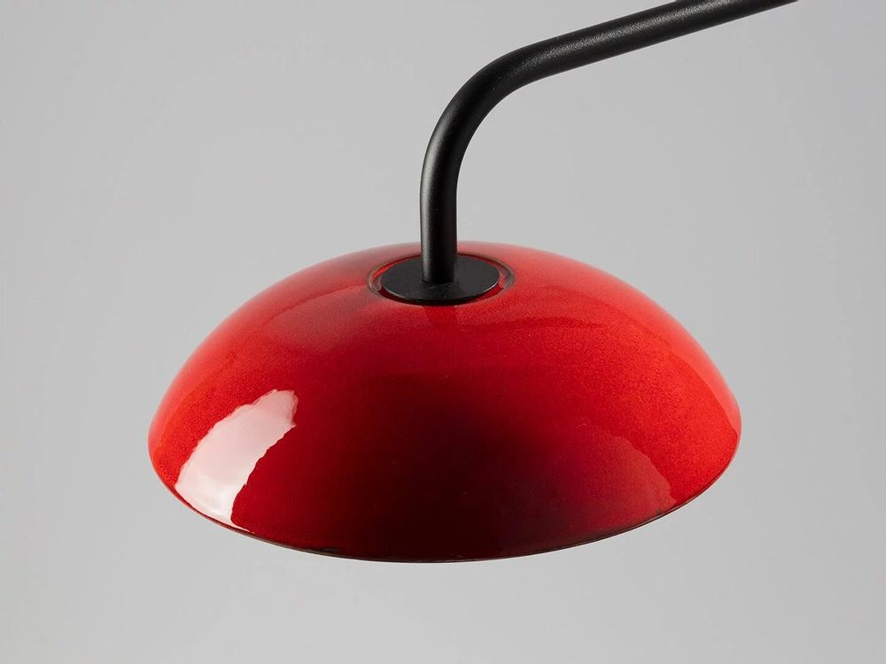 Wall lamps - ABSIDIOLA plato wall lamp with ceramic shade - LUXCAMBRA