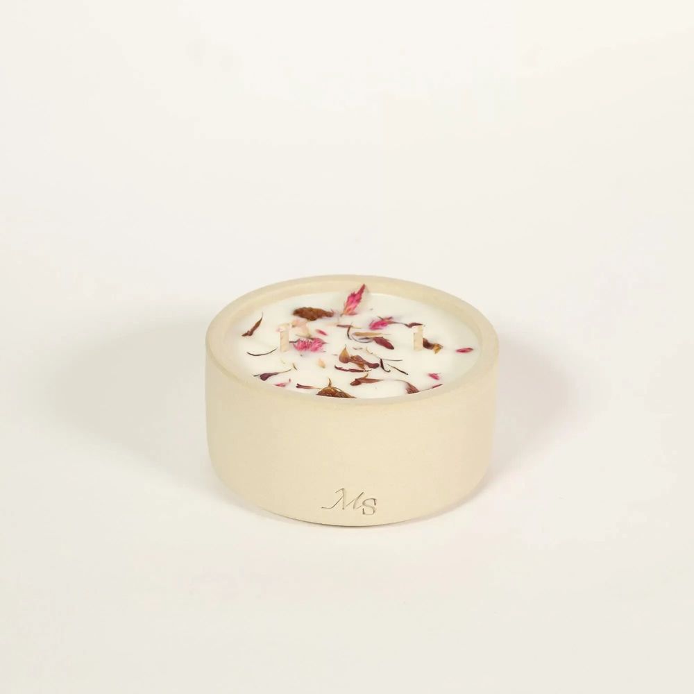 Décorations florales - Bougie grès - Dimanche gourmand (200G) - MAISON SÉJOUR