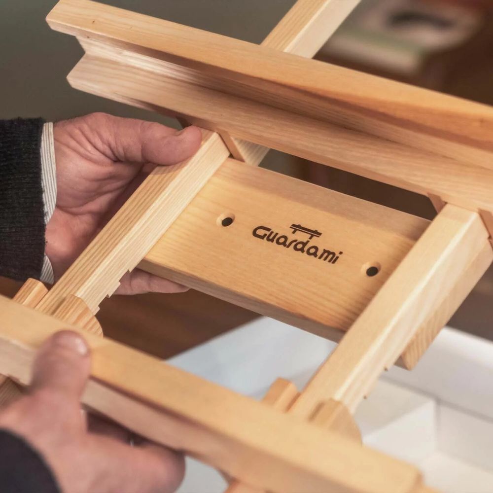 Meubles de cuisines  - Cadre d’exposition pour livres, en bois de Frêne olivier - GUARDAMI