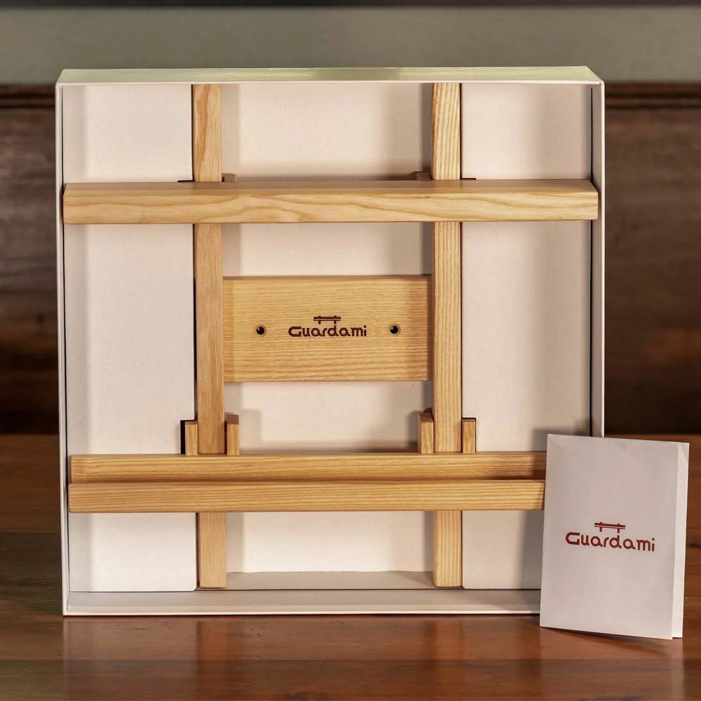 Meubles de cuisines  - Cadre d’exposition pour livres, en bois de Frêne olivier - GUARDAMI