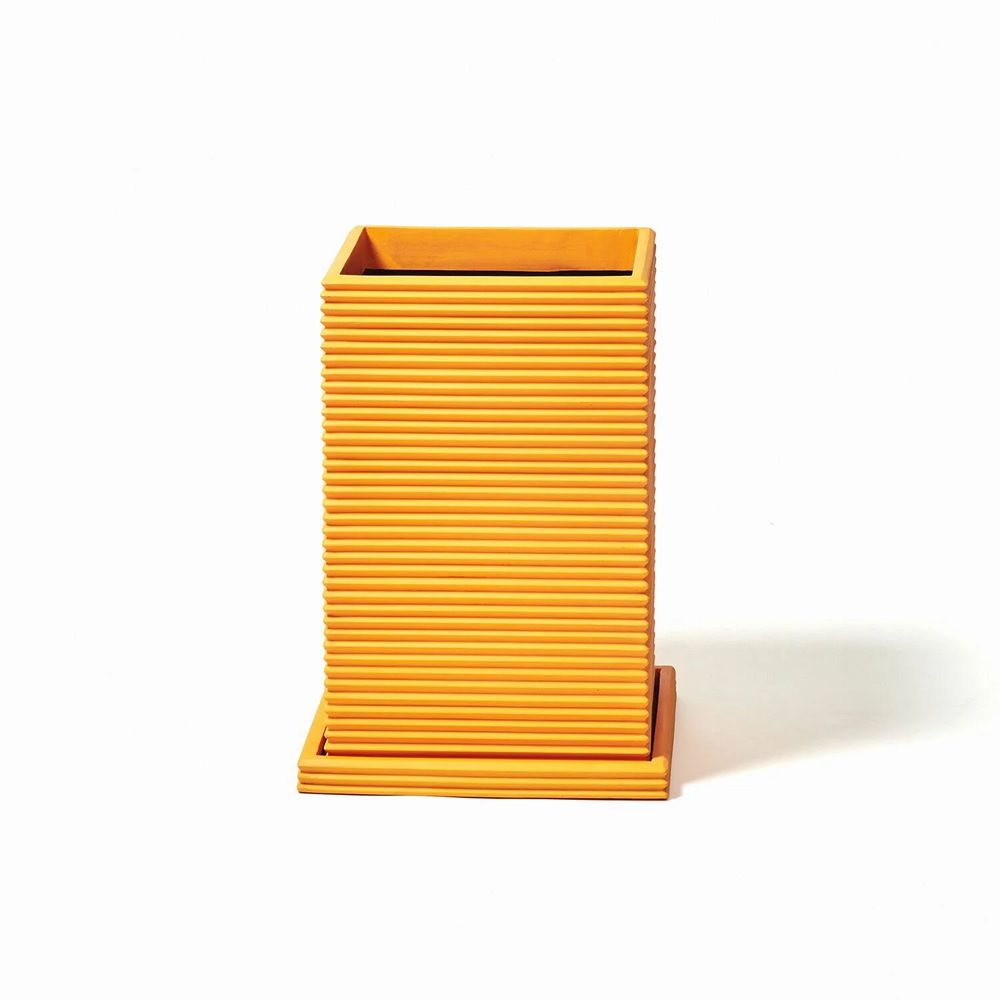 Pots de fleurs - Jardinière rectangulaire standard en fibre de verre bleue - TULESTE FACTORY