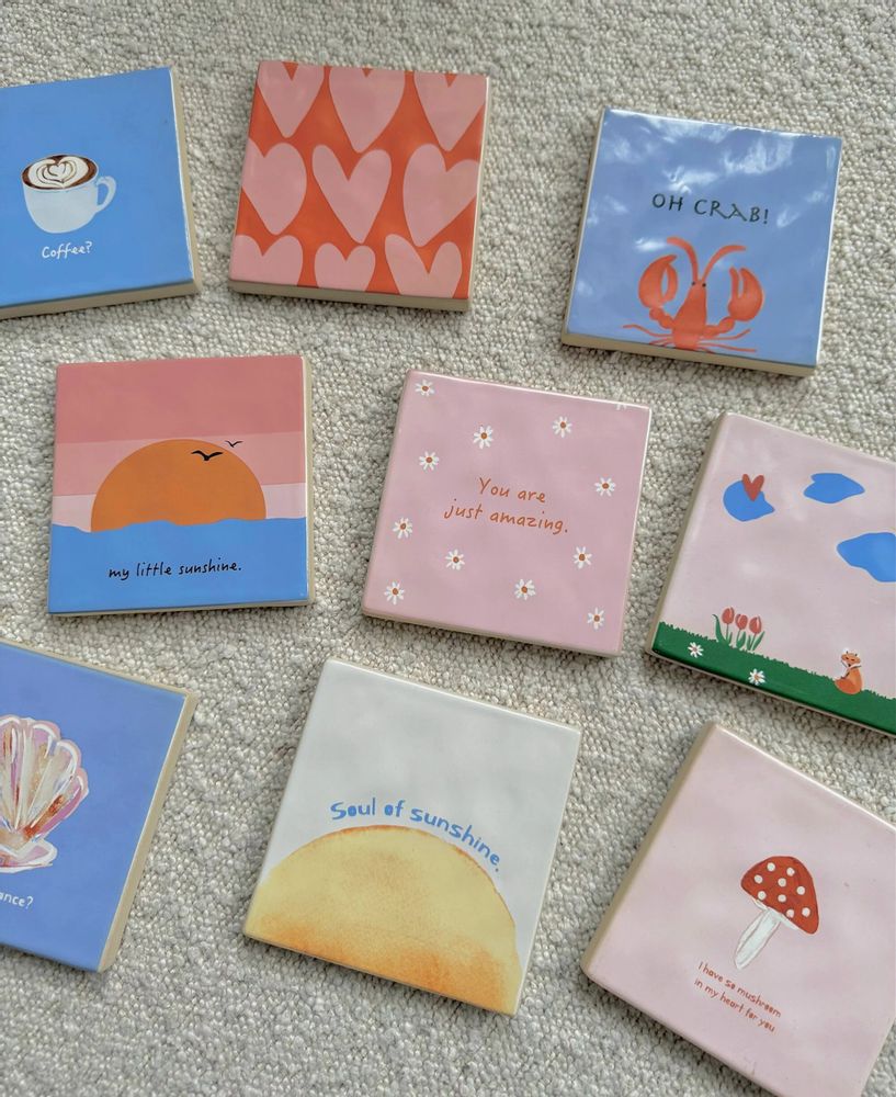 Gifts - Ceramic tile bisous - AND NOOK