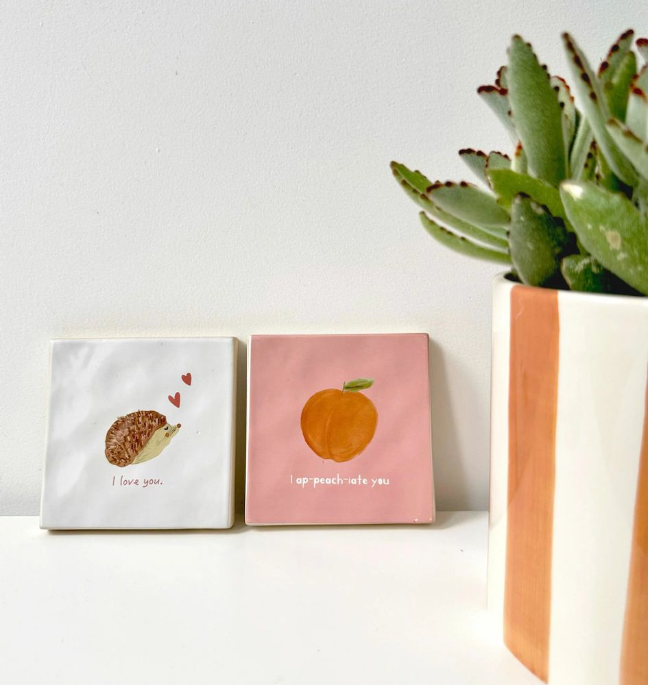 Ceramic - Ceramic tile oh crab - AND NOOK