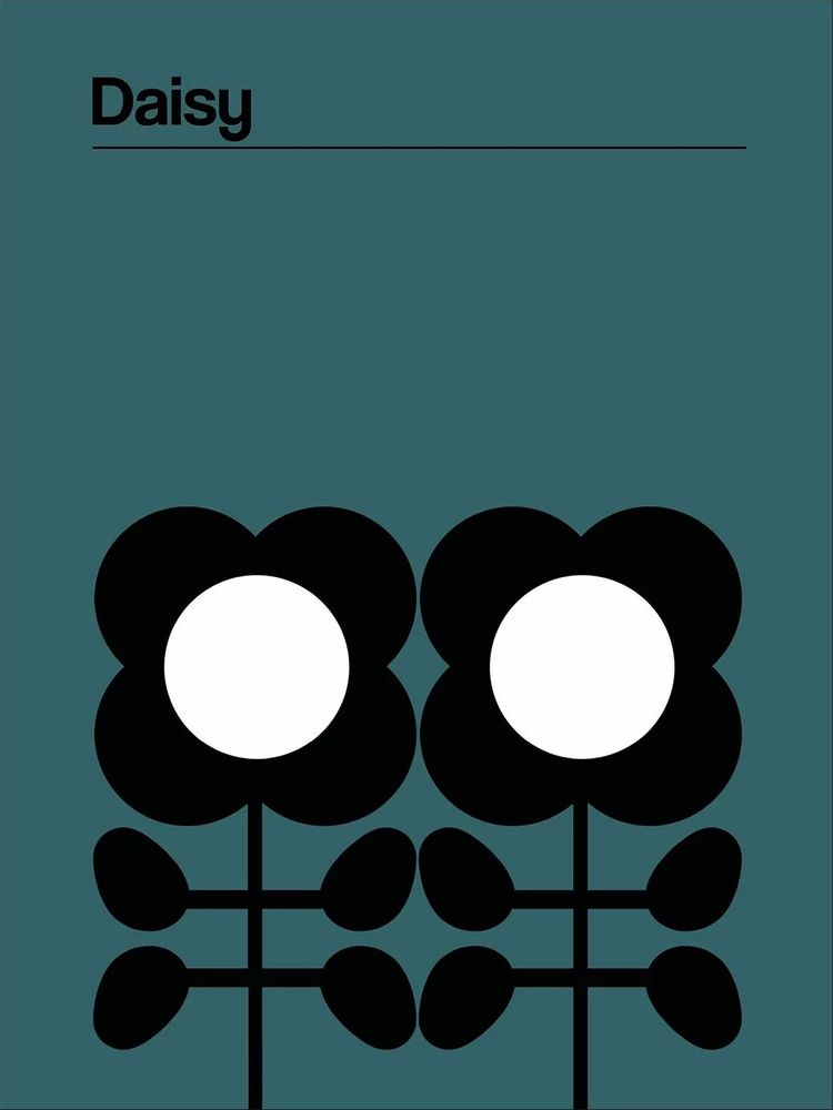 Poster - Frances Collett Collection - Chill - BLUE SHAKER