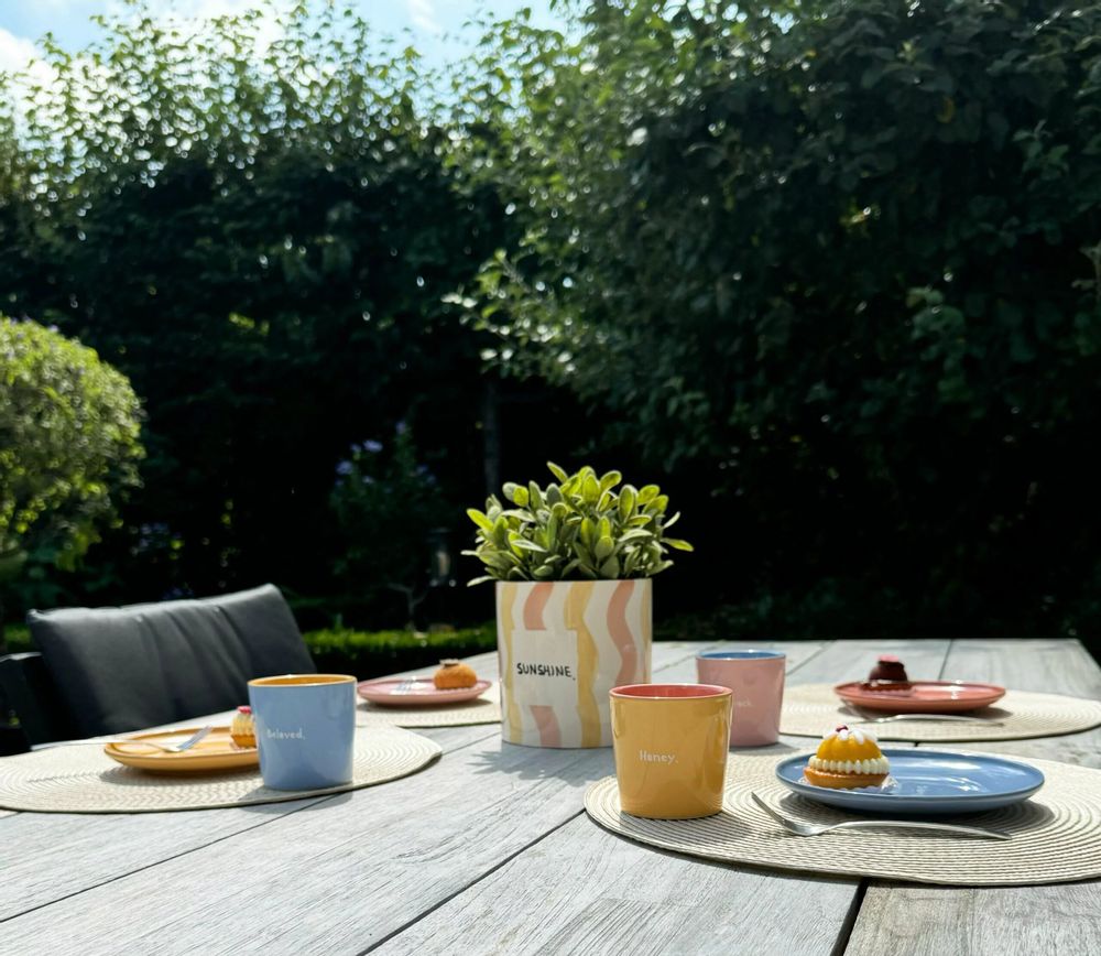 Mugs - Mug colorful affection / set of 4 - AND NOOK