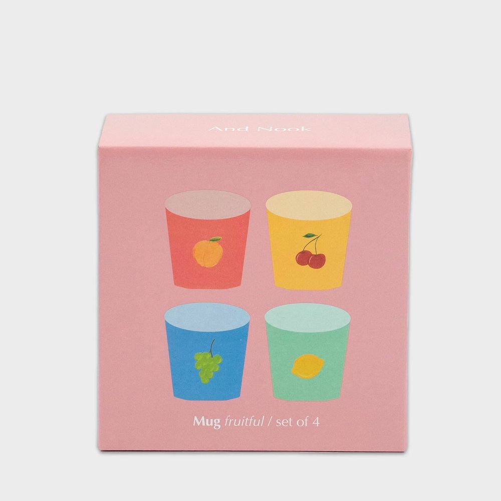 Mugs - Mug fruitful / set of 4 - AND NOOK