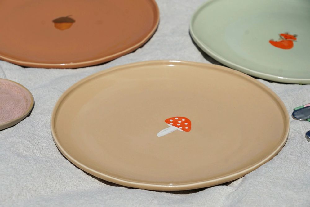 Assiettes au quotidien - Assiette forêt / set of 4 - AND NOOK