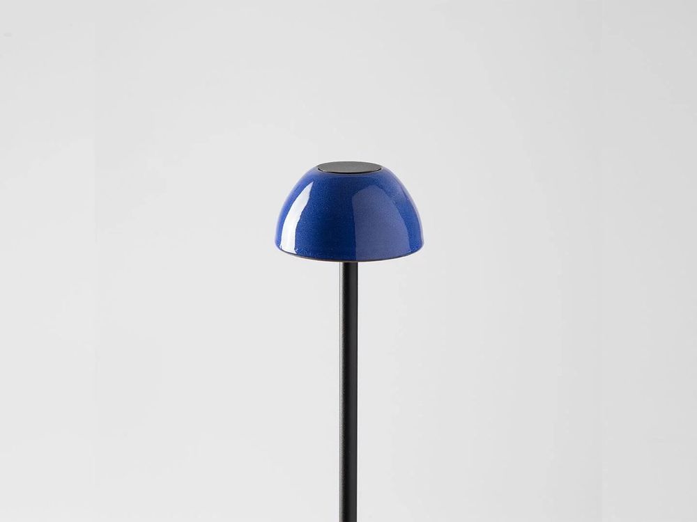 Table lamps - ABSIDIOLA mini table lamp with alabaster or ceramic lampshade - LUXCAMBRA