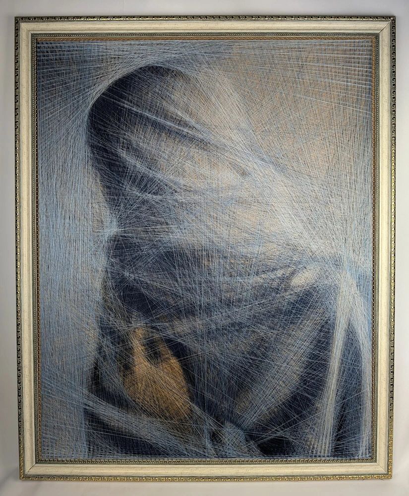 Unique pieces - Oriental Mystery / Contemporary Art / Artwork made with silky threads - ART NITKA