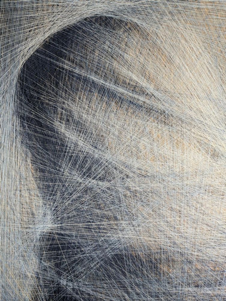 Unique pieces - Oriental Mystery / Contemporary Art / Artwork made with silky threads - ART NITKA