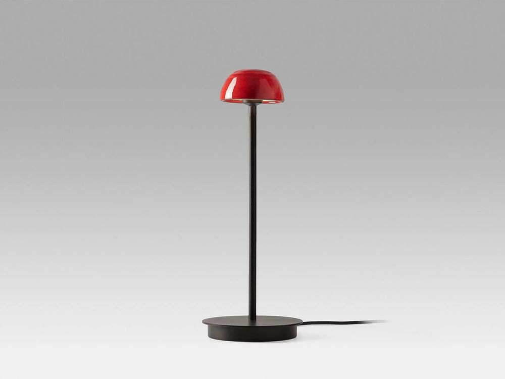 Lampes de table - ABSIDIOLA mini L lampe à poser en albâtre ou céramique - LUXCAMBRA