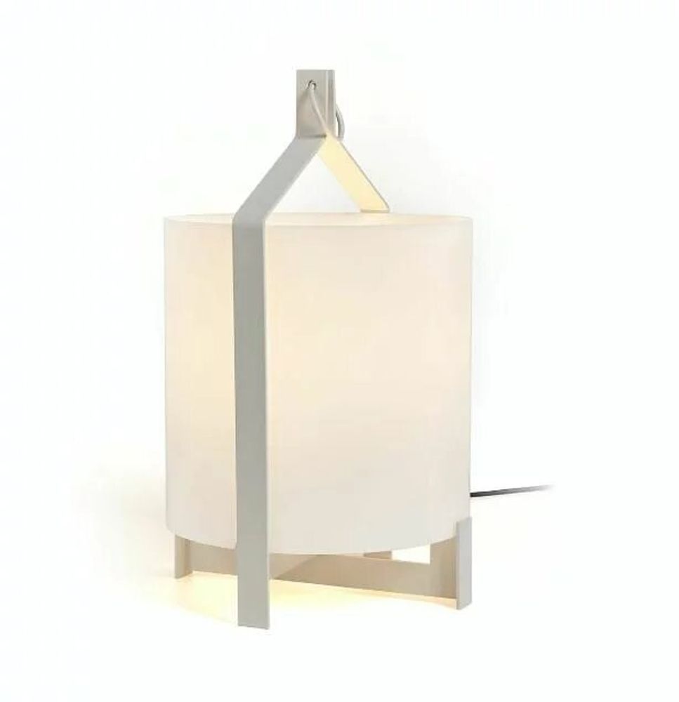 Table lamps - FANAL white table lamp 48cm - LUXCAMBRA
