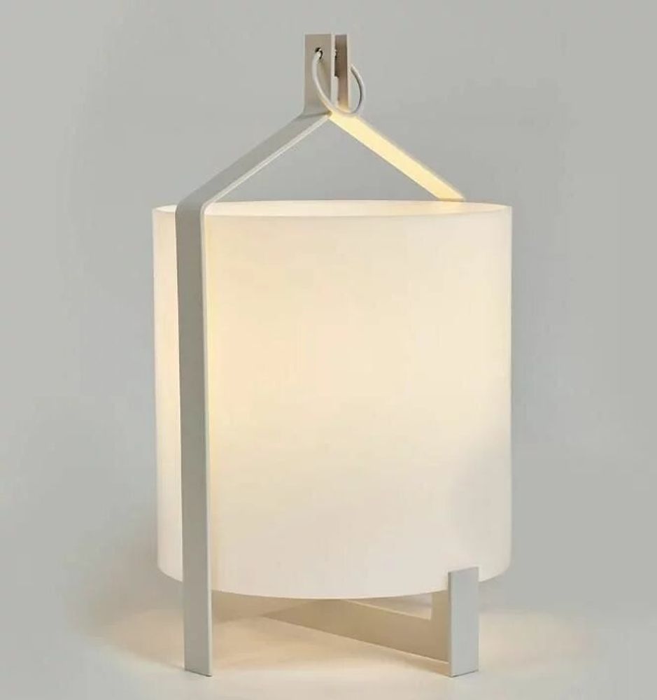 Table lamps - FANAL white table lamp 48cm - LUXCAMBRA