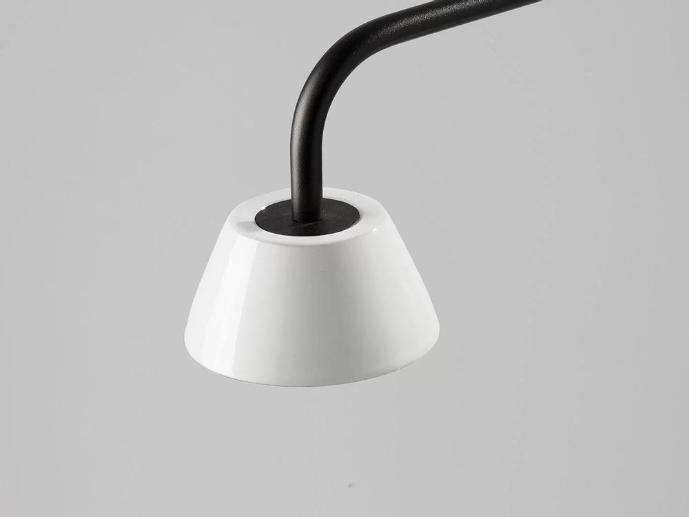 Lampes de table - ABSIDIOLA lampe à poser à bras long conica en céramique - LUXCAMBRA
