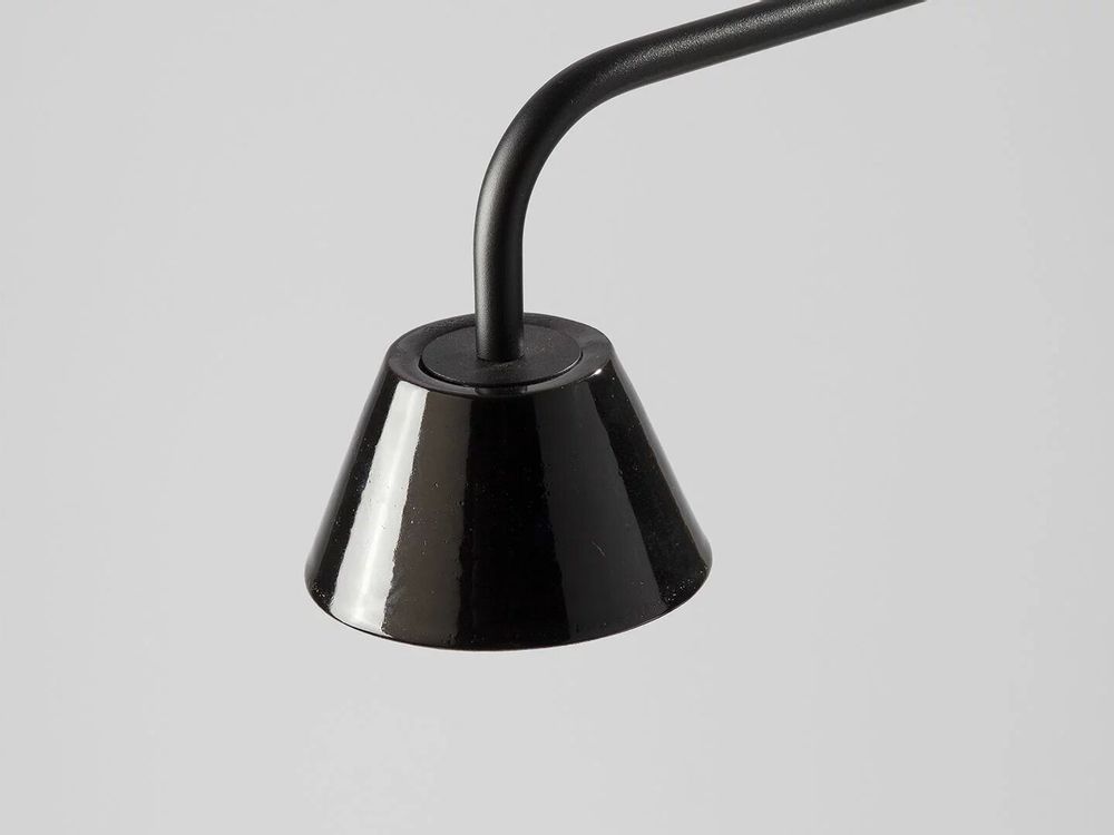 Lampes de table - ABSIDIOLA lampe à poser à bras long conica en céramique - LUXCAMBRA