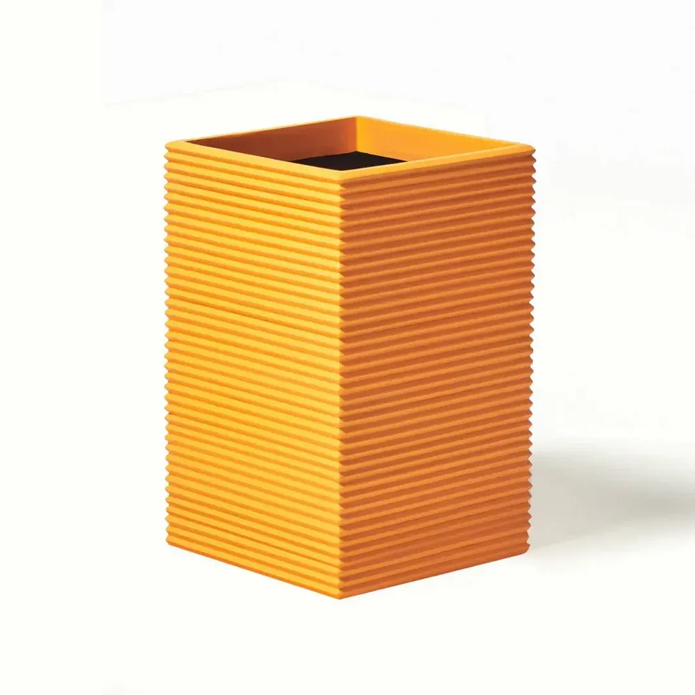 Flower pots - Standard Tall Rectangular Fiberglass Planter Blue by Tuleste Factory - TULESTE FACTORY