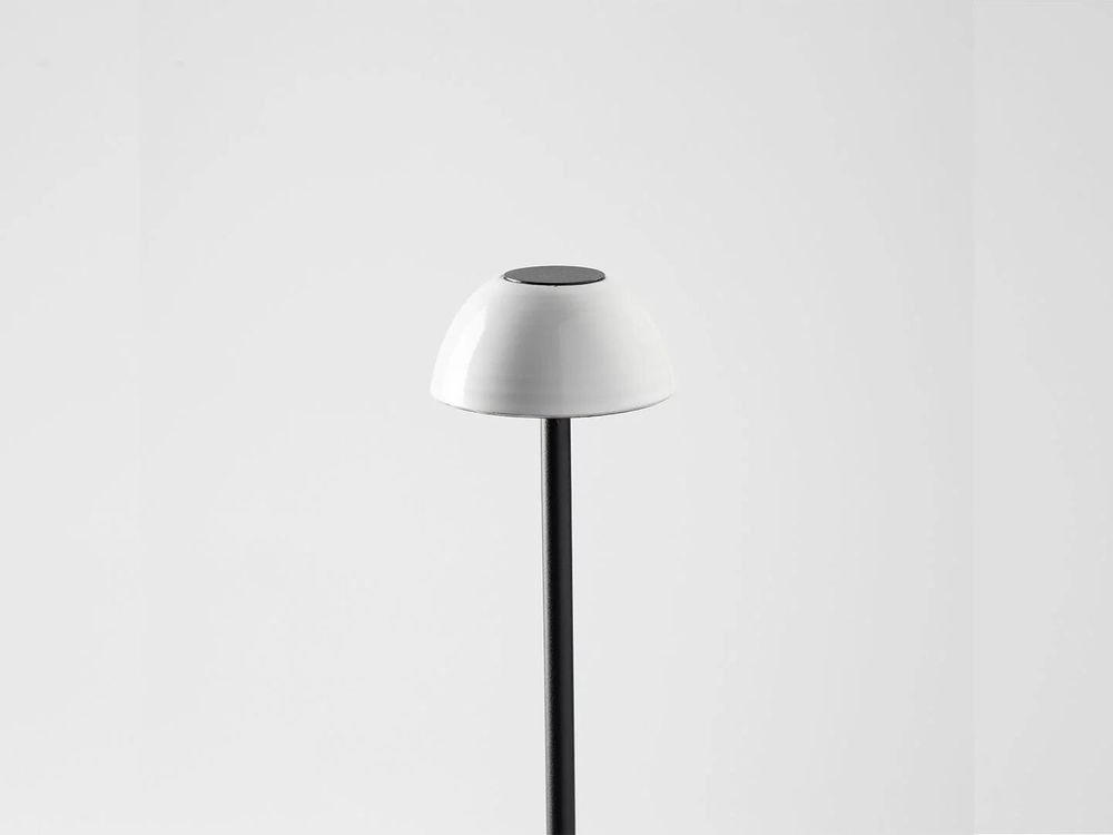 Floor lamps - ABSIDIOLA floor lamp mini 10cm lampshade in alabaster or ceramic - LUXCAMBRA