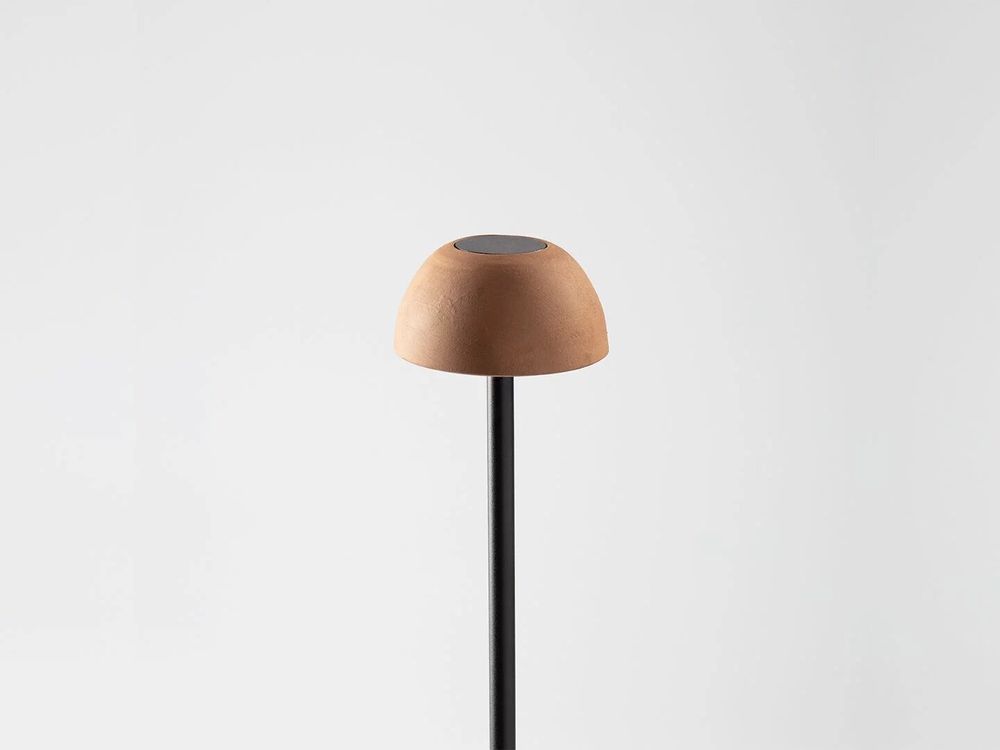 Floor lamps - ABSIDIOLA floor lamp mini 10cm lampshade in alabaster or ceramic - LUXCAMBRA