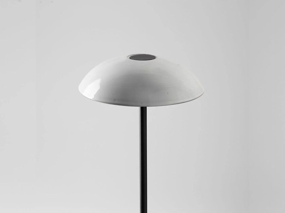 Floor lamps - ABSIDIOLA floor lamp plato 20cm ceramic shade - LUXCAMBRA