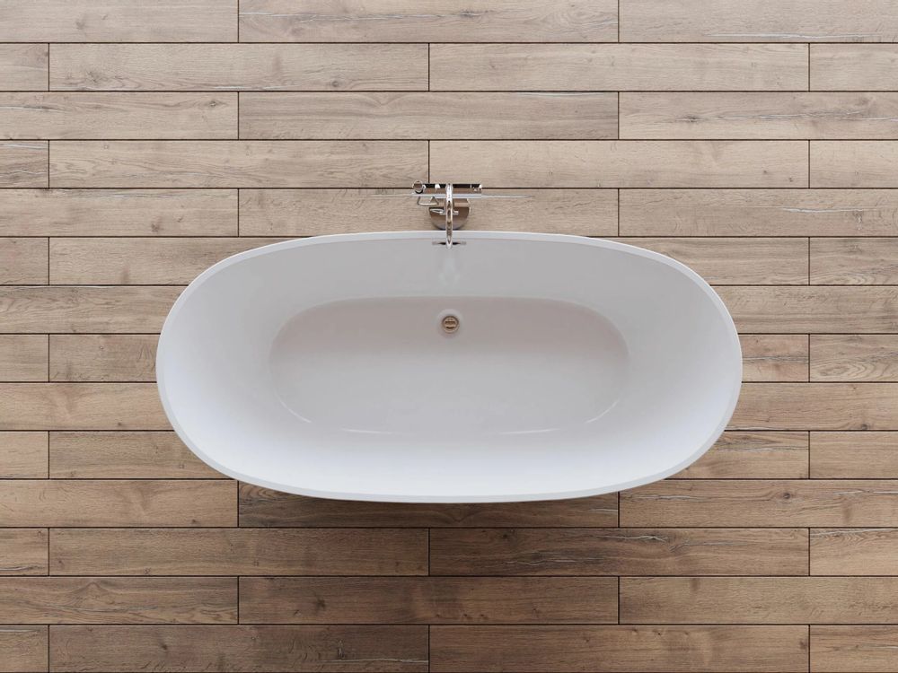 Baignoires - Baignoire îlot ovale VENECIA 170x80cm, by SPALINA - SPALINA