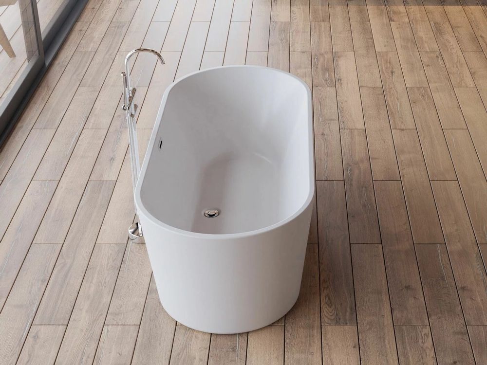 Baignoires - Baignoire îlot ovale JADE L.170 x l.80 cm, by SPALINA - SPALINA