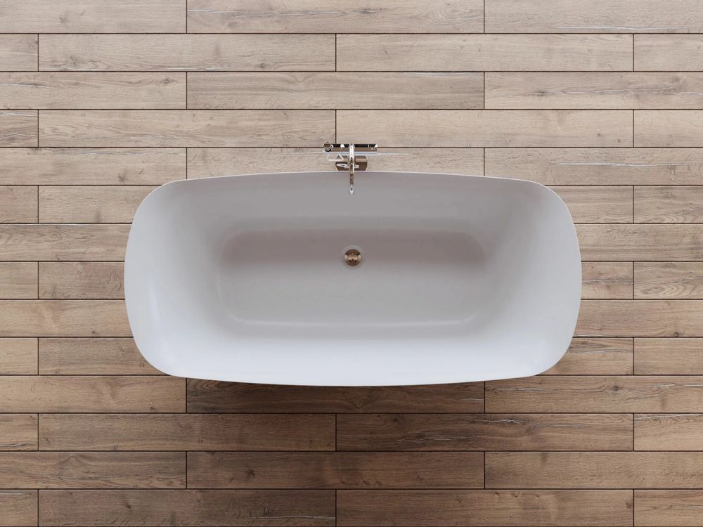 Bathtubs - Freestanding Rectangular Bathtub BLISS L. 170 x W. 80 cm, by SPALINA - SPALINA