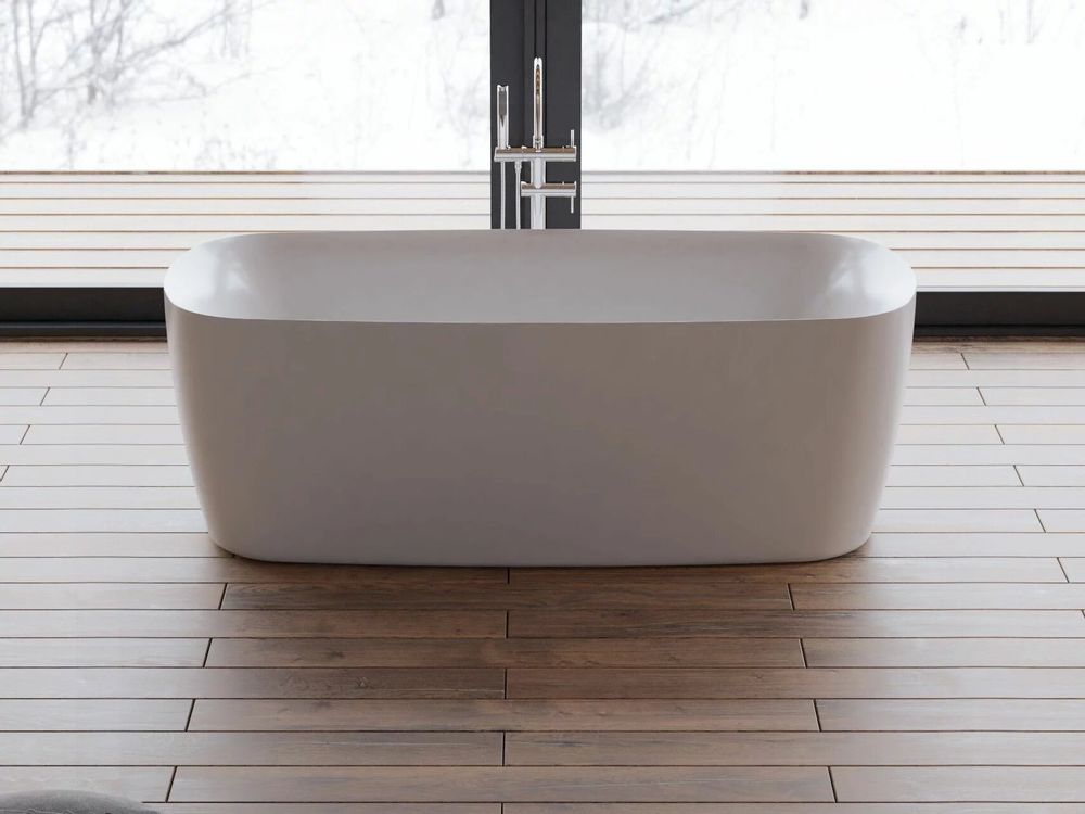Baignoires - Baignoire îlot ovale SWING L. 170 x l. 80 cm, by SPALINA - SPALINA