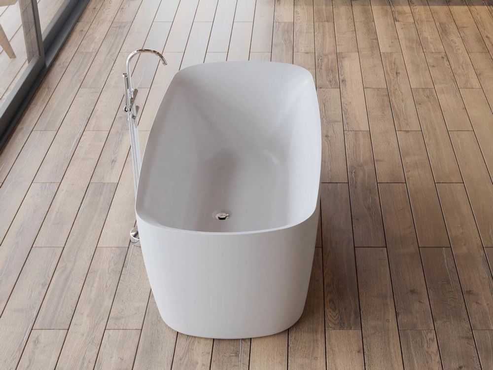 Baignoires - Baignoire îlot ovale SWING L. 170 x l. 80 cm, by SPALINA - SPALINA