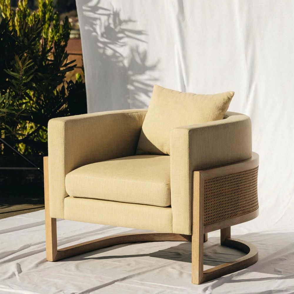 Fauteuils pour collectivités - Fauteuil Canné Julius en Bois de Chêne Naturel - DUISTT