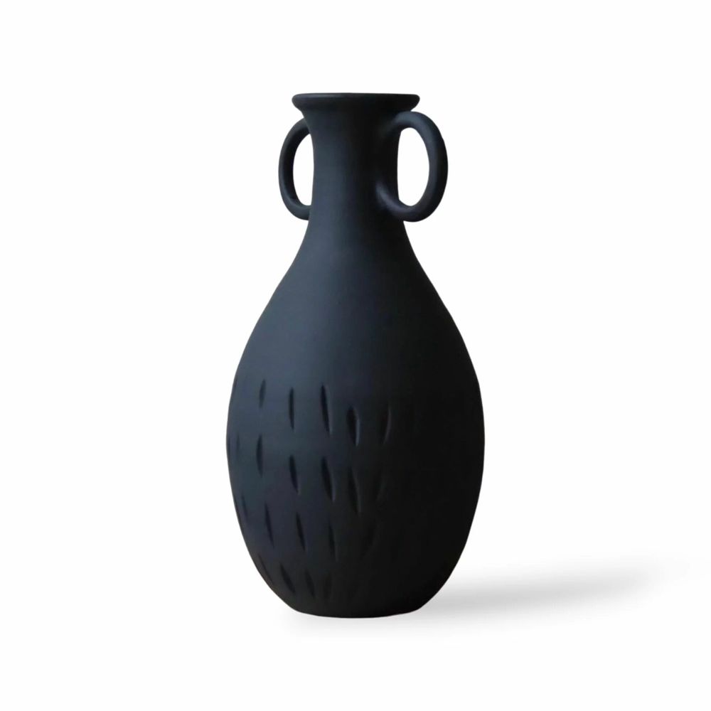 Vases - Vase Arcila - Noir mat - MAISON MARMOL