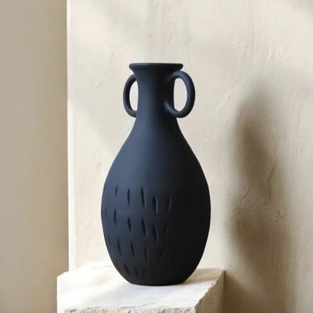 Vases - Vase Arcila - Noir mat - MAISON MARMOL