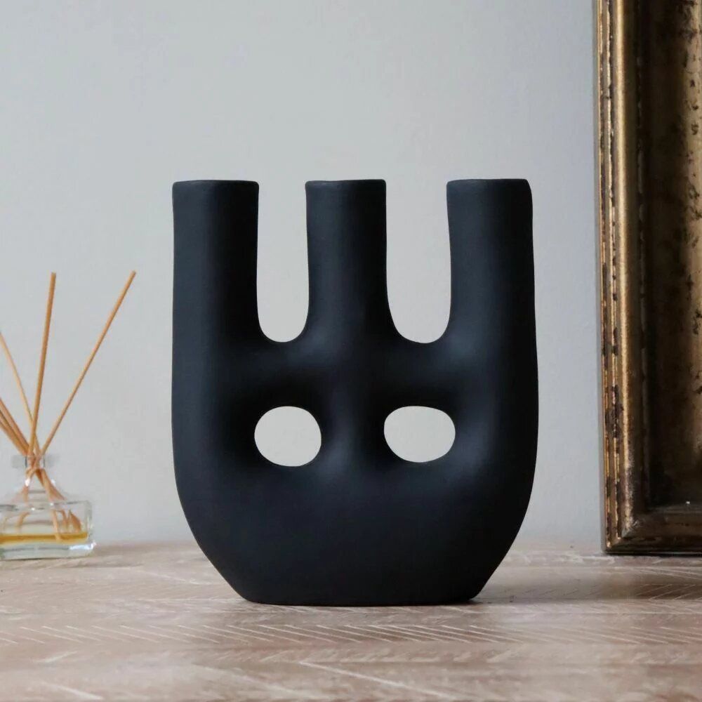 Vases - Walili Vase - Matt Black - MAISON MARMOL
