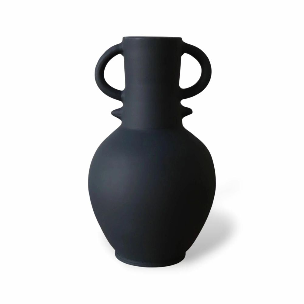 Vases - Zilil Vase - Matt Black - MAISON MARMOL