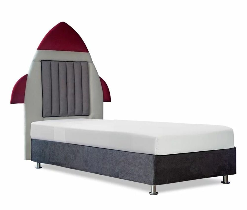 Chambres d'enfants - Space Craft Apollo 22 Upholstered Bed - BLUE BEAR