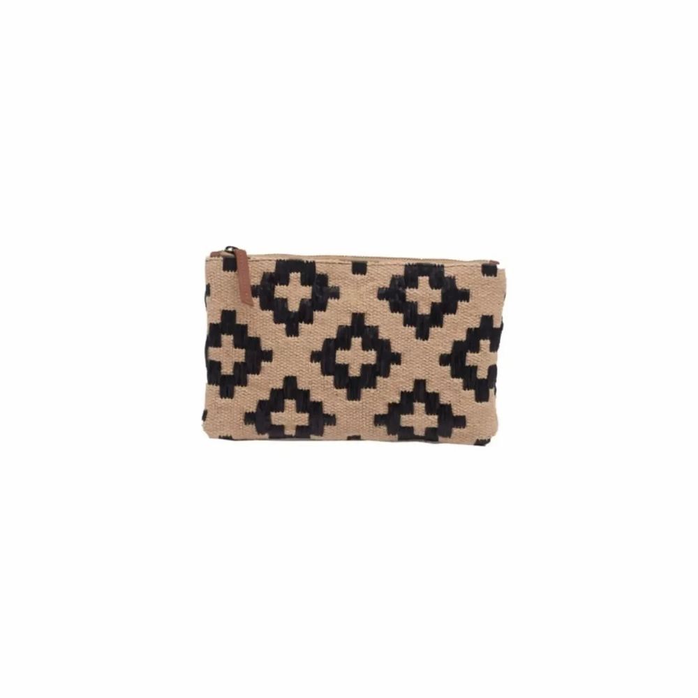 Clutches - FLEX raffia pattern pouch 25x17 cm - BED AND PHILOSOPHY