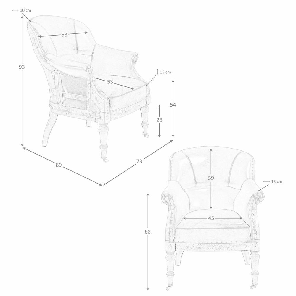 Fauteuils - Fauteuil en cuir brun cognac - ANGEL CERDÁ