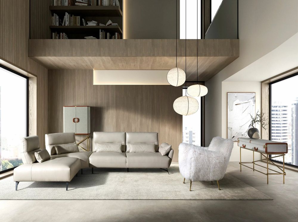 Armchairs - White long pile fabric armchair - ANGEL CERDÁ