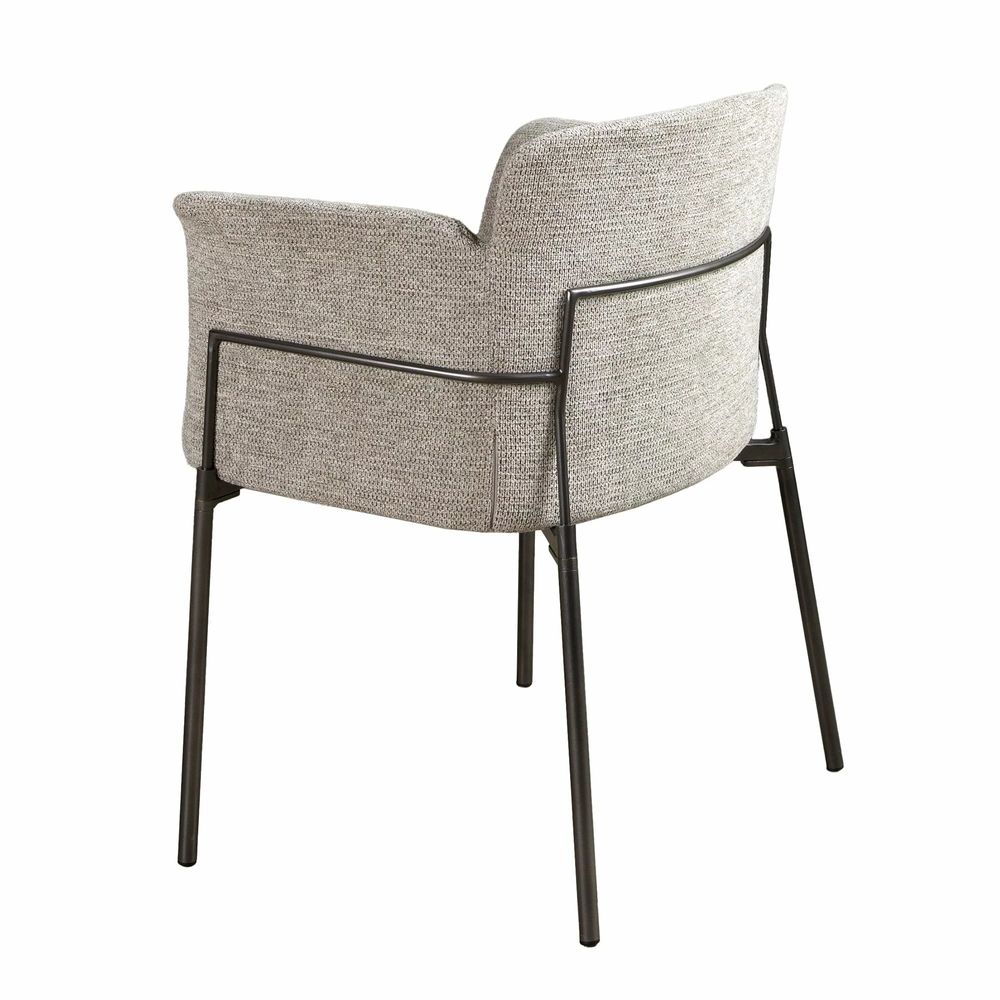 Chairs - Grey fabric chair - ANGEL CERDÁ