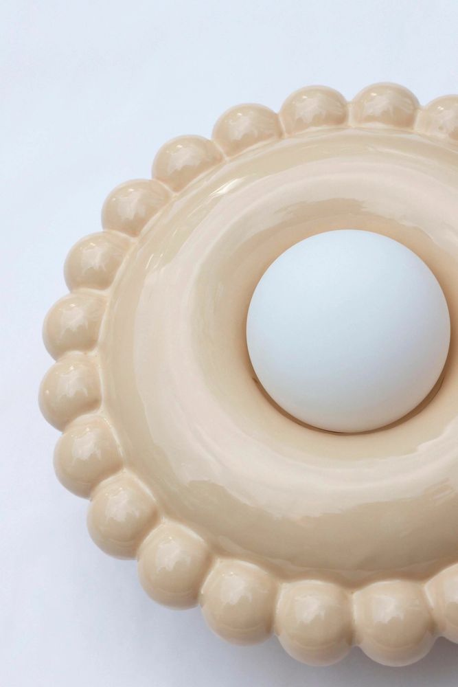 Wall lamps - Luna Tall Soja Wall Lamp - BELLO ET BELLO