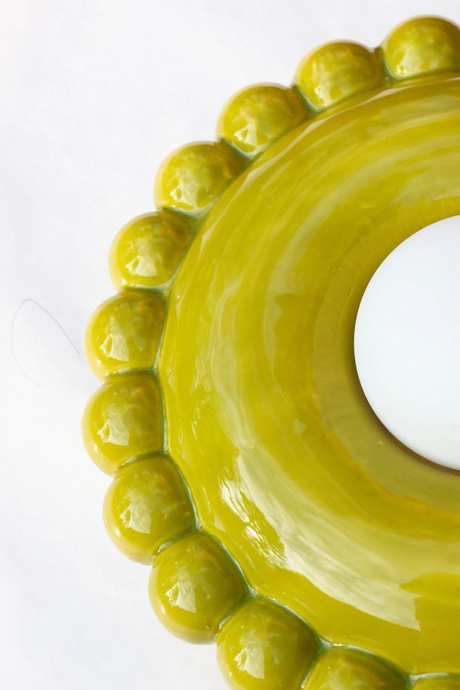 Design objects - Luna Tall Lichen Wall Lamp - BELLO ET BELLO