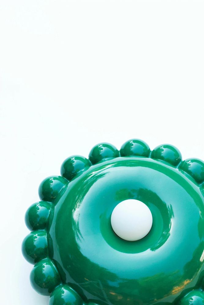 Design objects - Luna Small Emerald Wall Lamp - BELLO ET BELLO